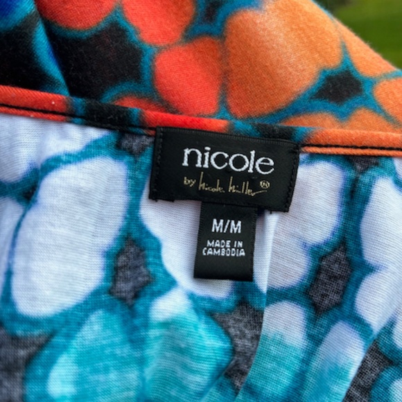 Nicole Miller Colorful Maxi Dress - Medium - Picture 9 of 9
